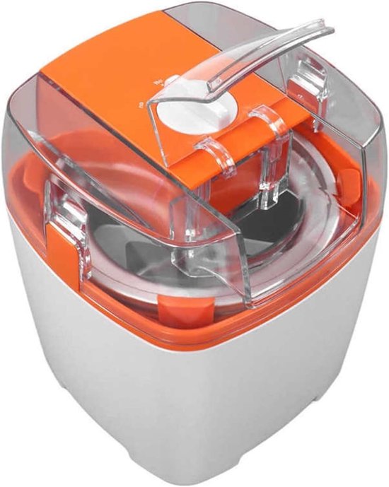 IJsmachine voor thuis of commercieel, 1500 ml ijsmachine voor thuis of commercieel, dessertmachine met transparant bovendeksel Home Fruit-ijsmachine IJsopzetstuk voor Kitchenaid