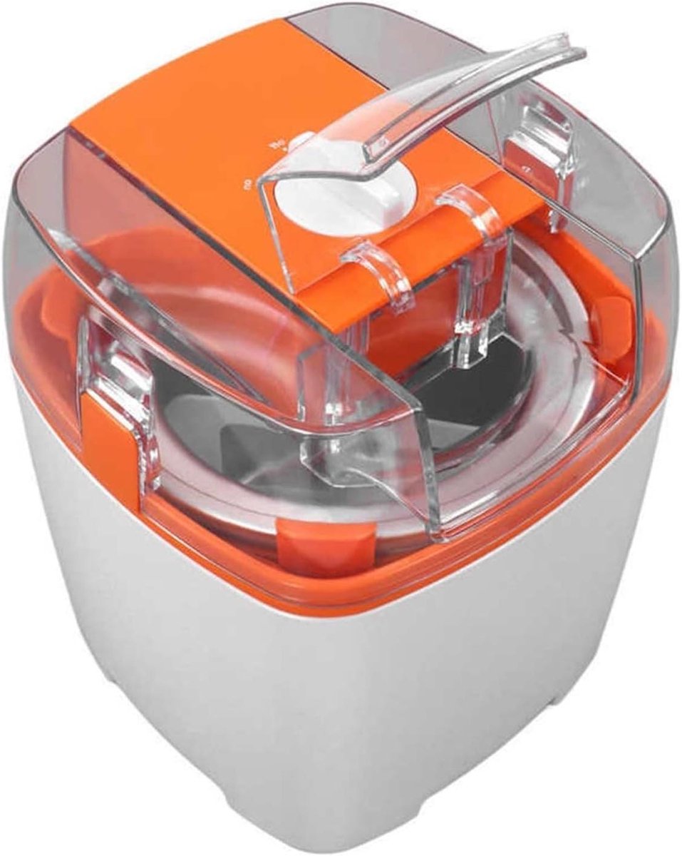 IJsmachine voor thuis of commercieel, 1500 ml ijsmachine voor thuis of commercieel, dessertmachine met transparant bovendeksel Home Fruit-ijsmachine IJsopzetstuk voor Kitchenaid