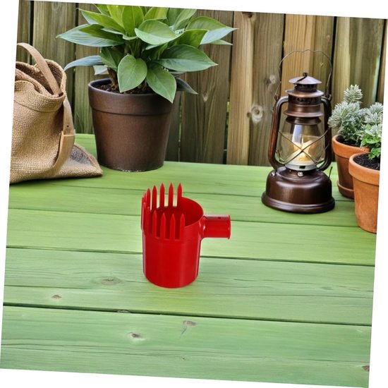 Fruit Pluk Gereedschap - Bessen Schep - Fruit Oogsten - Beschermt Tegen Beschadiging - 13 cm - Rood — afbeelding 2