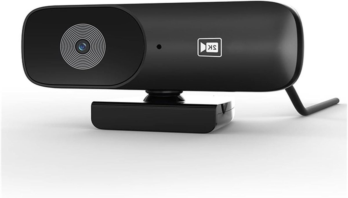 Webcam FHD - Streaming Camera - Online Vergaderen - Hoge Snelheid 60fps - 1080p Resolutie - Zwart