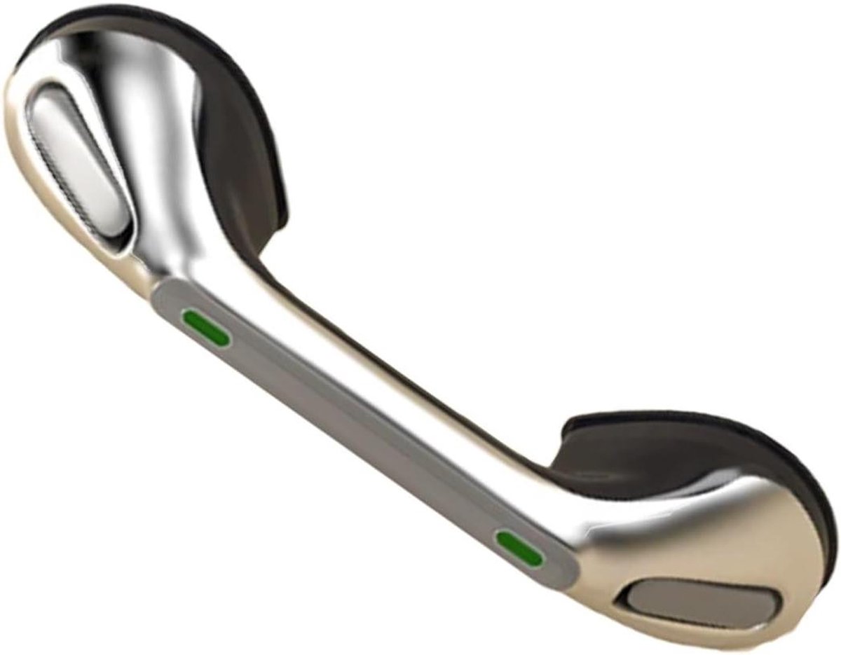 Badkamer Handgrepen - Zuignap Greep - Veilig Douchen - Kleurenwaarschuwingsvenster - 30 cm - Zilver
