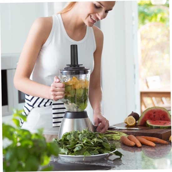 Staafmixer Accessoires - Blender Onderdelen - Eten Bereiden - Vaatwasserbestendig - 4 x 7 cm - Zwart — afbeelding 3