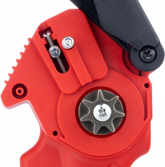 Accukettingzaag - Mini zaag - Houtbewerking Tuin - Krachtig 1200W - 6 inch - Rood — afbeelding 3