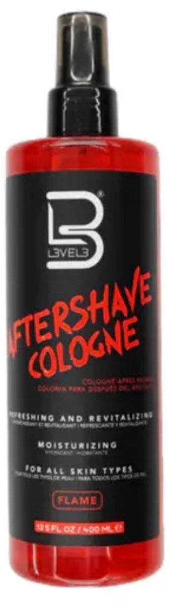 L3VEL3 Aftershave Cologne Flame 400ml