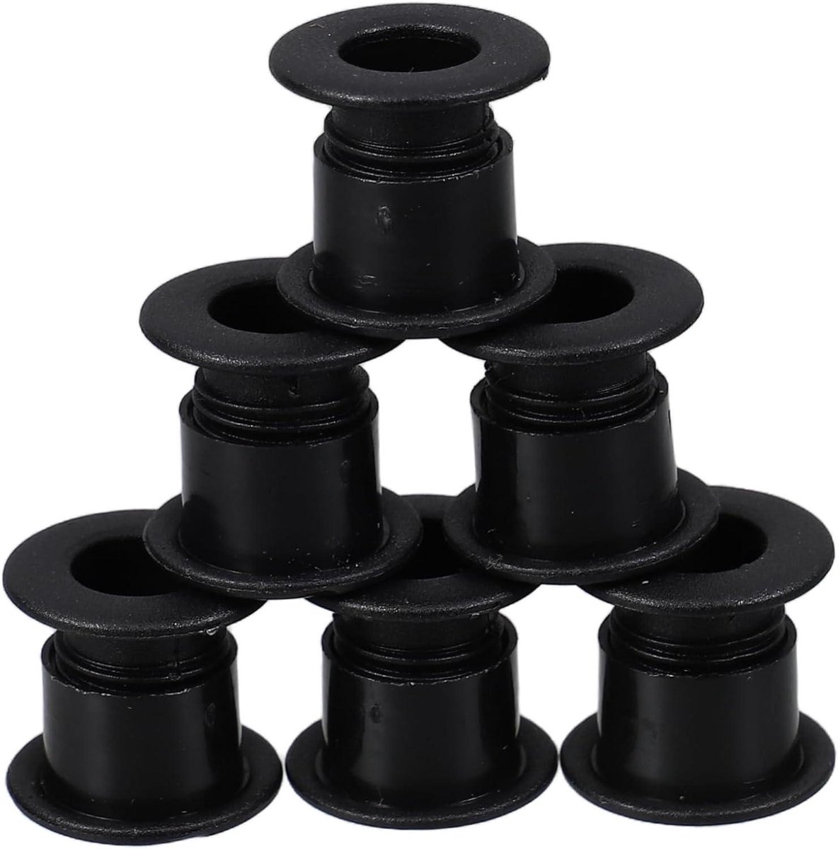 Tafelvoetbal Lagers - Reserveonderdelen Stangen - Spel Verbeteren - Snelle Installatie - 6 Stuks - Zwart