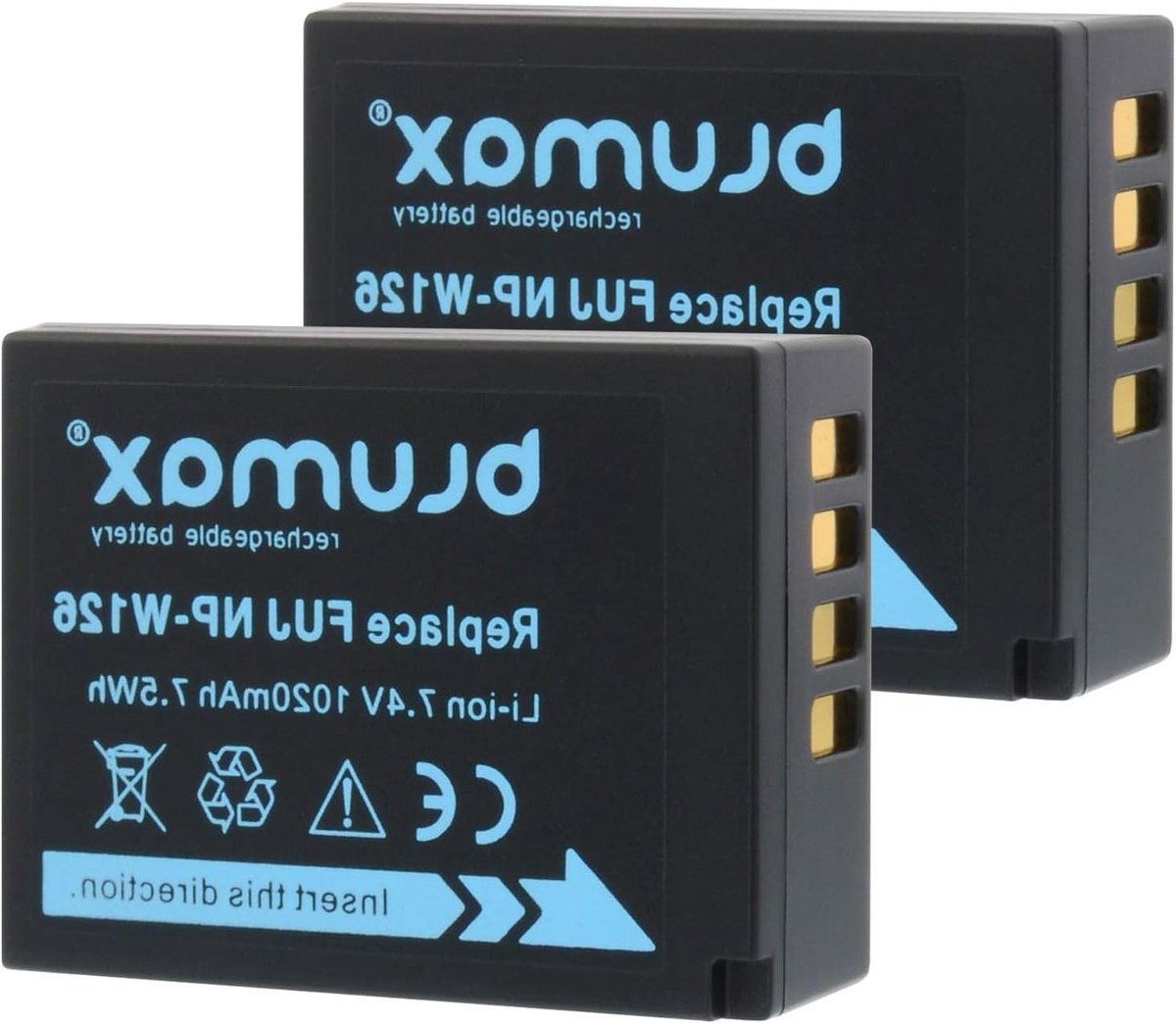 Camera Batterij - Reserve Accu - Fotografie - Geïntegreerde Bescherming - 1140mAh - Zwart
