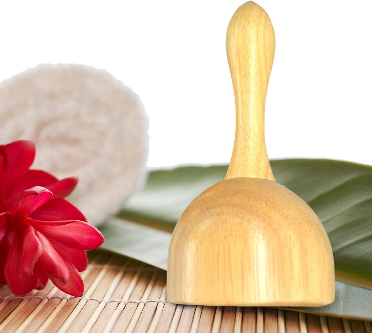 Massage Bowl - Houttherapie Tools - Lichaamsvorming - Handmassage Apparaat - Niet gespecificeerd - Houtkleur