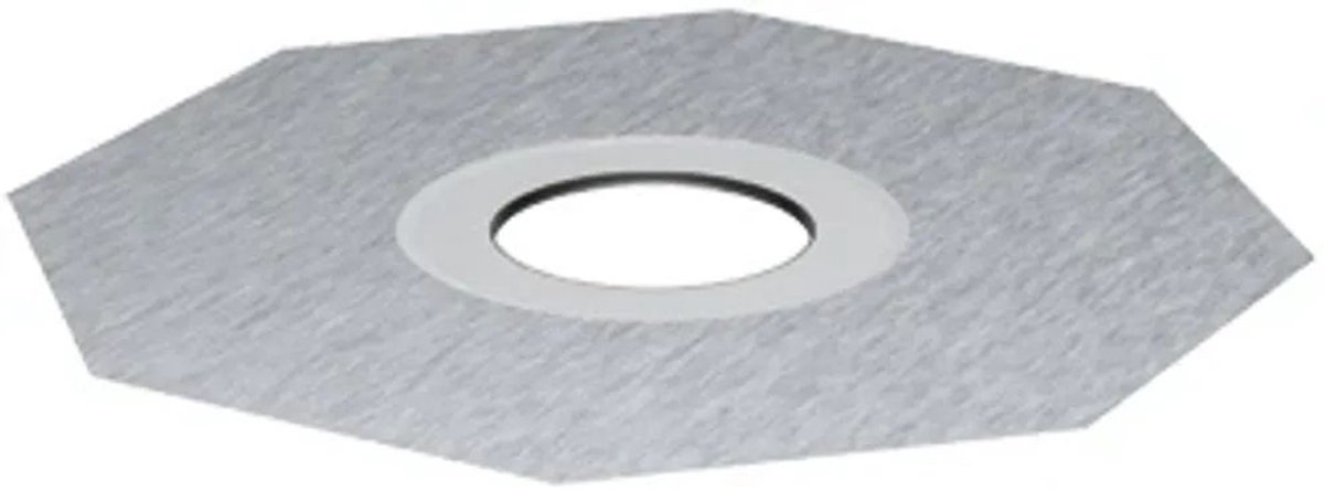 ACO dunbedflens D125 spuitgietdeel met vlies, 2040.00.01
