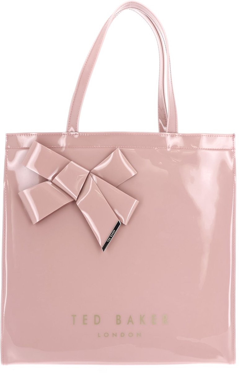 Ted Baker schoudertas Niconna Bow Detail Large Icon Bag Pl - Pink oud roze