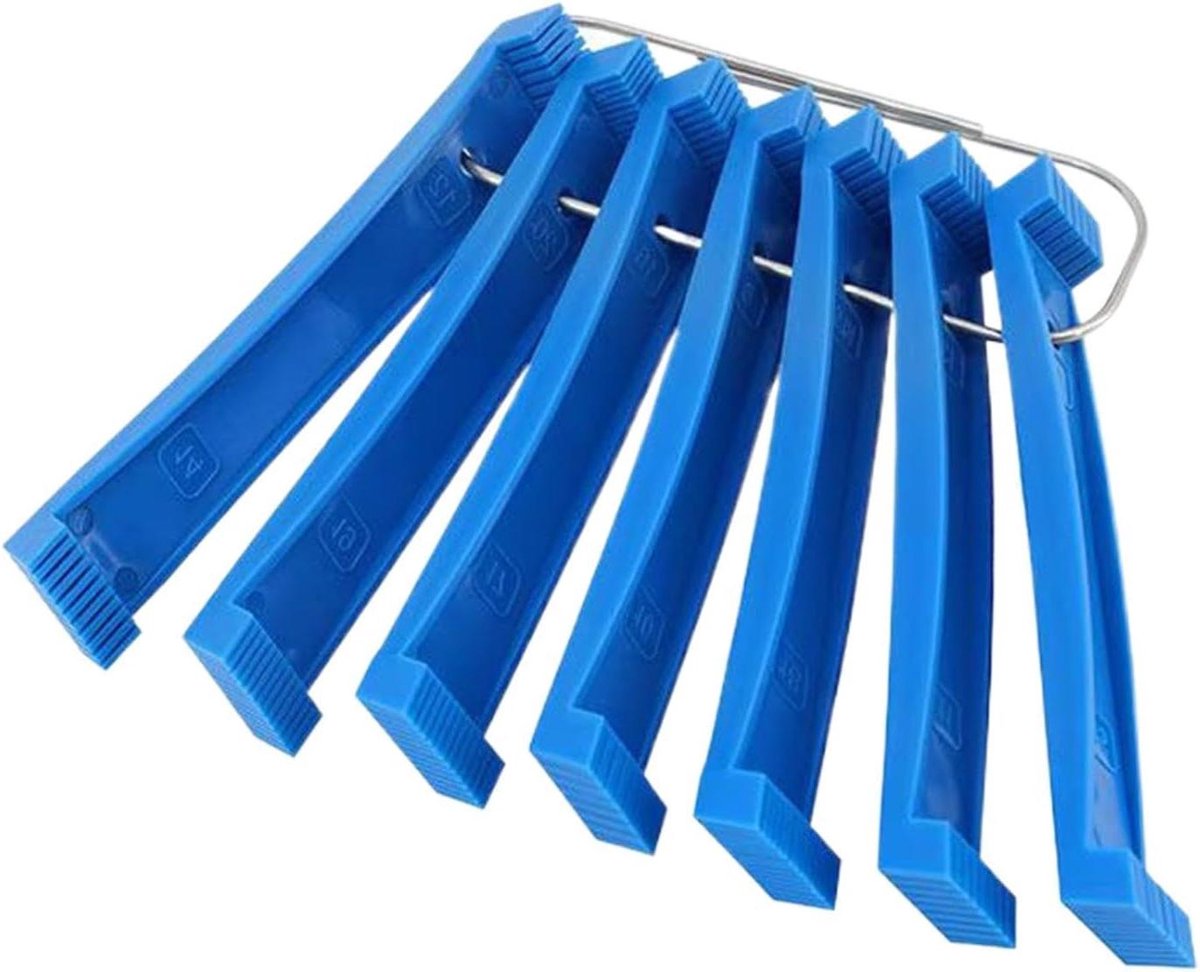 Spoelcondensatorborstelset - Lamellenreiniger set - Apparatenonderhoud - 7-delig gereedschap - 3.5H cm - Niet gespecificeerd