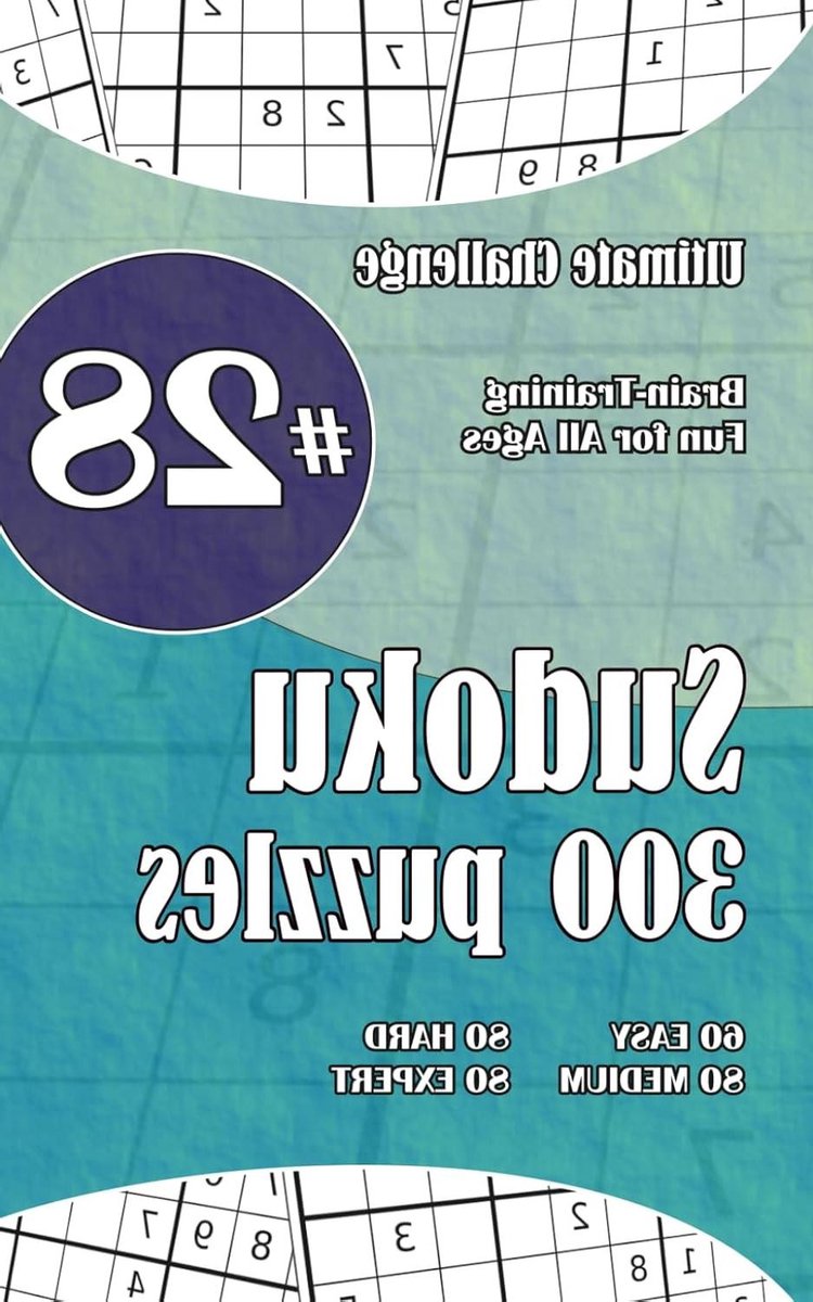 Sudoku Puzzelboek - Logica Spel - Hersenen Trainen - 300 Variërende Puzzels - 173 Pagina's - Niet gespecificeerd
