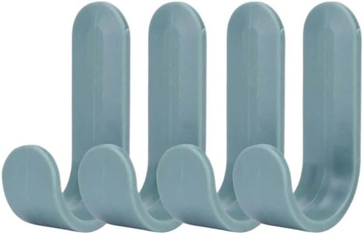 Muurhaak - Kapstok Hanger - Organiseren Thuis - Zelfklevend - 10 mm - Groen