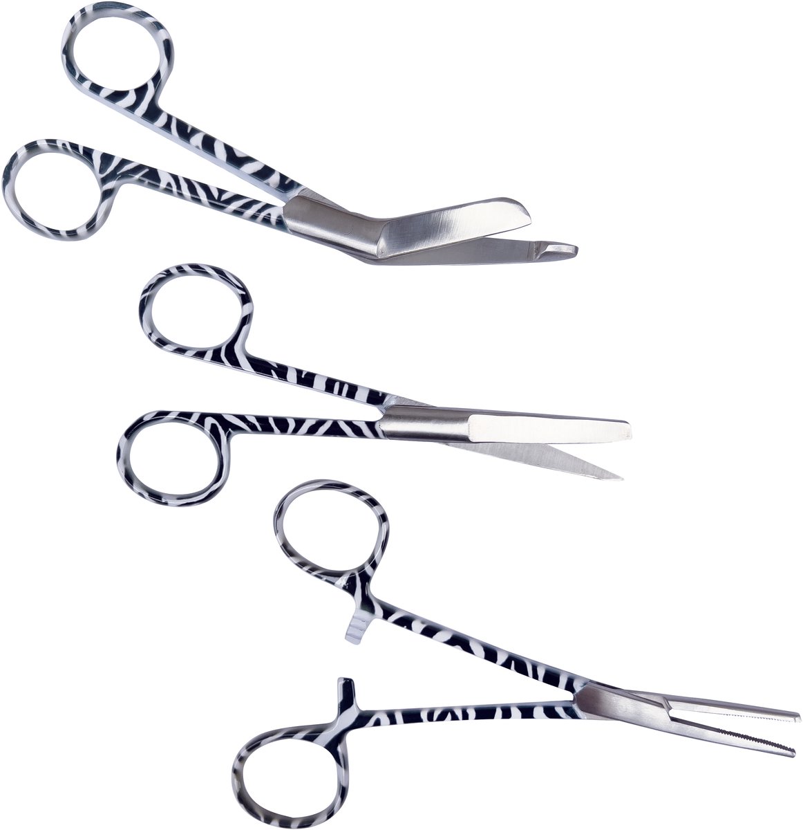 Verpleegkundige Scharenset - Zebra - MDR Gecertificeerd - Zorg - Verbandschaar - Cadeau - Verpleegkunde - Accessoires - Nurse Cadeau - Verpleegkundige Schaar - Verpleegkundige Artikelen