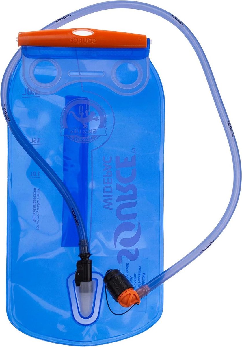 Waterzak - Hydratatiezak - Outdoor Activiteiten - Lekvrij Systeem - 2 Liter - Blauw