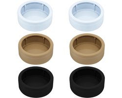 6 Stuks Voerbakken voor Reptielen - Anti-Ontsnapping en Morsen, Ideaal voor Baardagamen, Geko's en Kameleons, Plastic Meelworm Bekers voor Terrarium Gebruik in 3 Kleuren