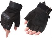 Airsoft - paintball vingerloze handschoenen zwart maat XL