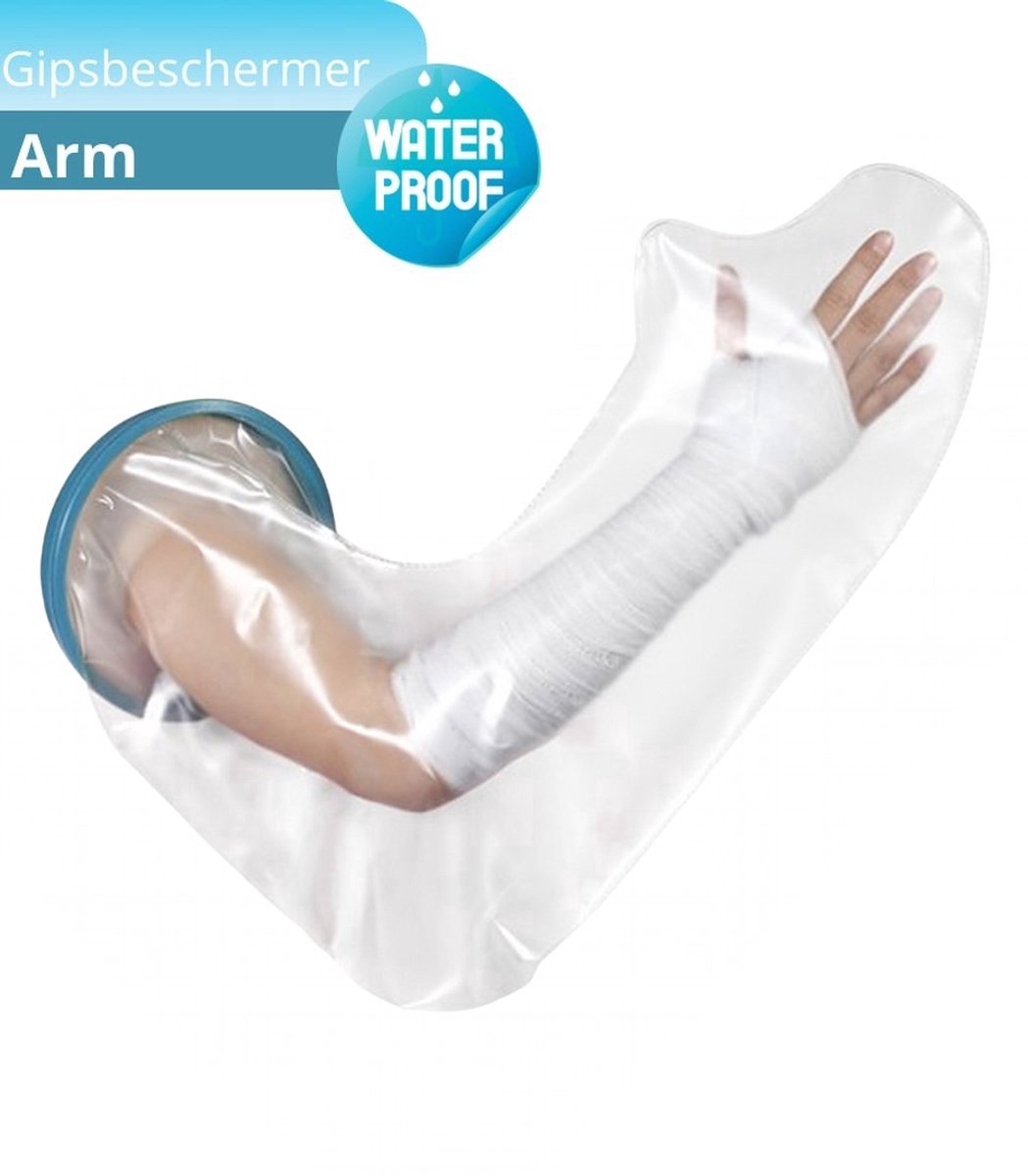 Gipsbeschermer douche - Gipshoes - voor Arm/Pols - Douche hoes Shower cover - waterdicht - 1 stuk - Elleboog - Houd het gips droog - Douchegips - Water beschermer - Drooghoud plastic