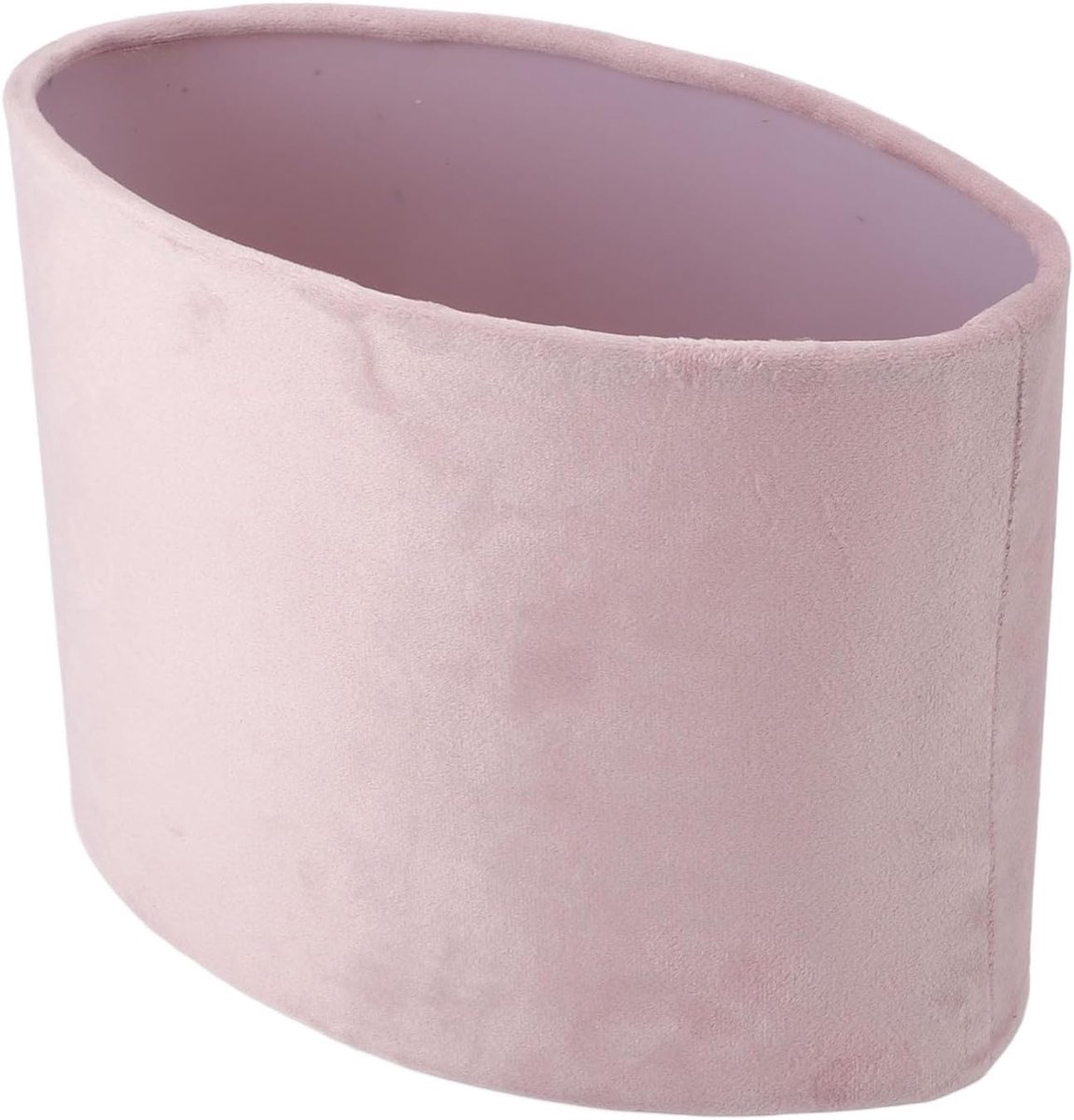 Lampenkap Ovaal - Stoffen Kap - Zachte Verlichting - Elegante Pluche Stof - 20 x 15 cm - Paars