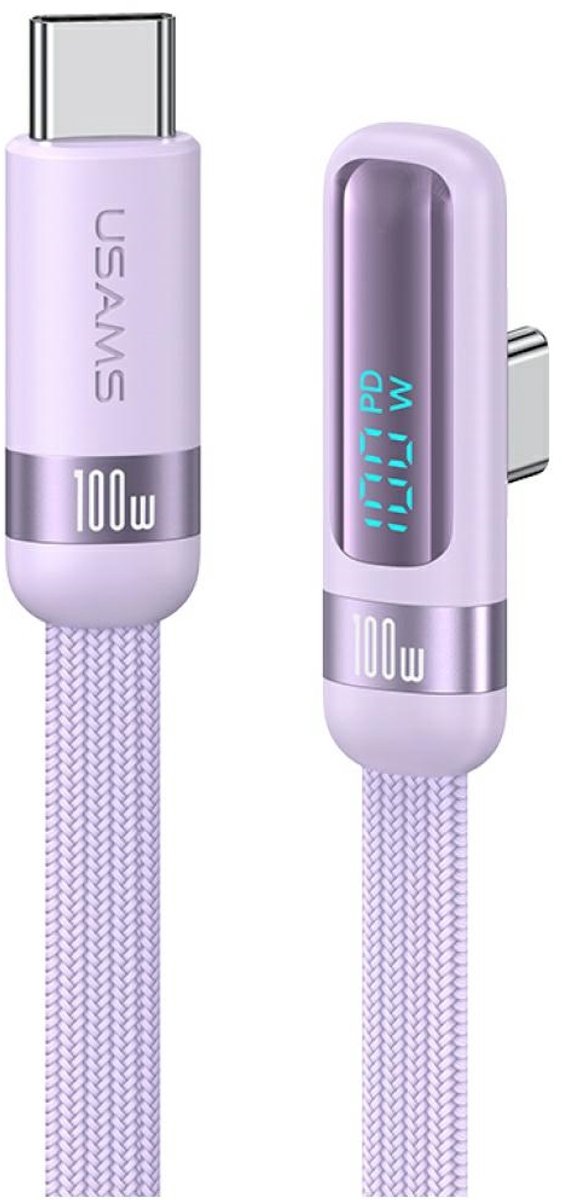 Usams Usb-C Naar Usb-C Kabel 1,2 M 100W Pd Voor Telefoons Met Pd-Laadfunctie