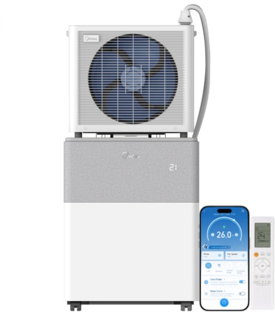Midea PortaSplit Mobiele Split Airco 12.000 BTU met Wifi - Midea Electric Trading - €999,00