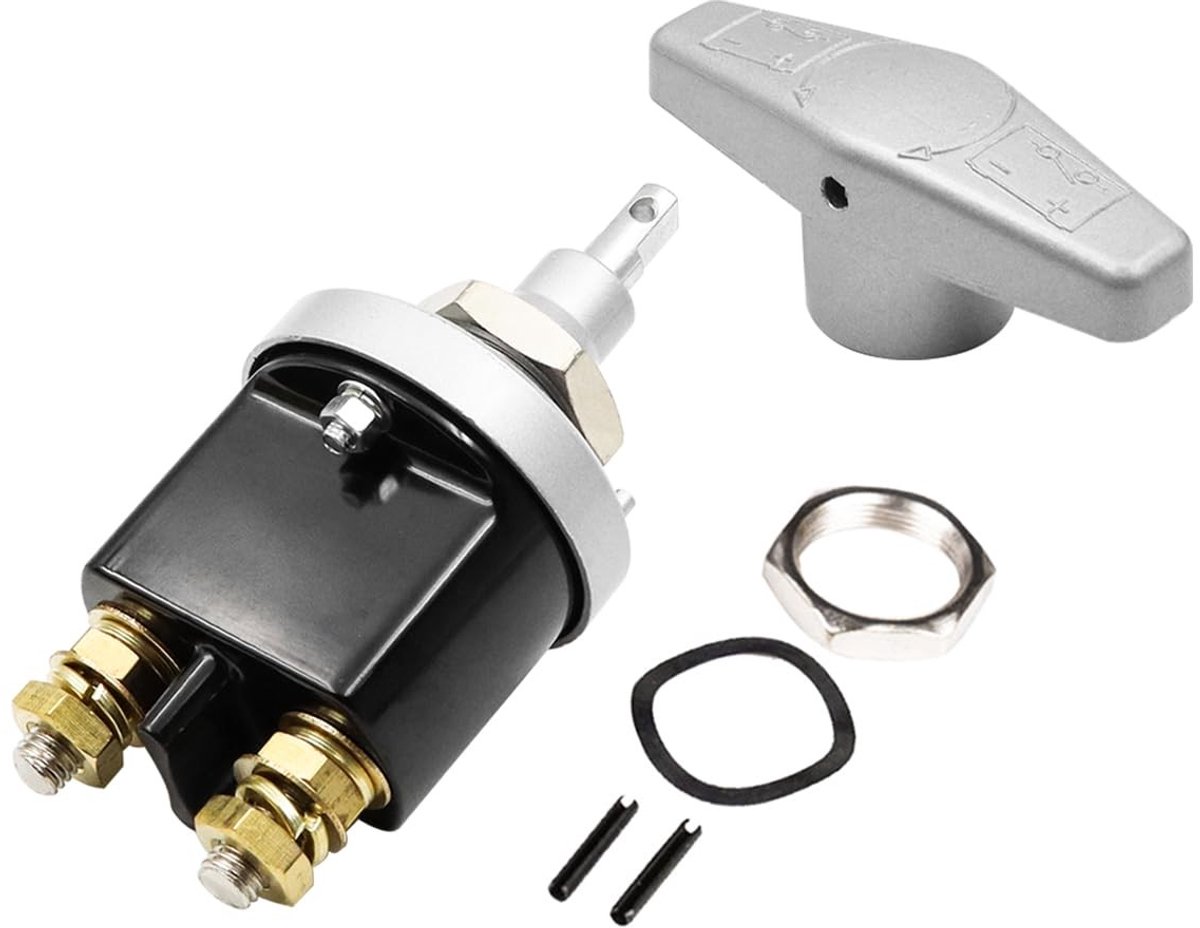 MTTproducts - Auto-accu-isolator - Scheidingsschakelaar - 1500 Amp - Zware batterijschakelaar - Spierbrekerschakelaar - Geschikt voor auto en vrachtwagen