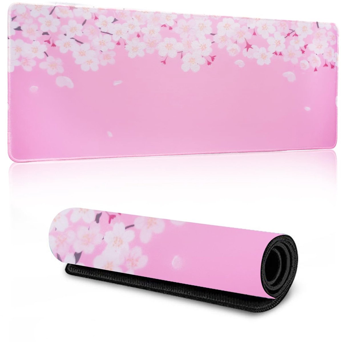 NTH products- Gaming Muismat XXL - Antislip Bureaumat - Lederen Onderlegger - Roze/Paarse Kleur - 800 mm x 300 mm - Elegant Cadeau-idee