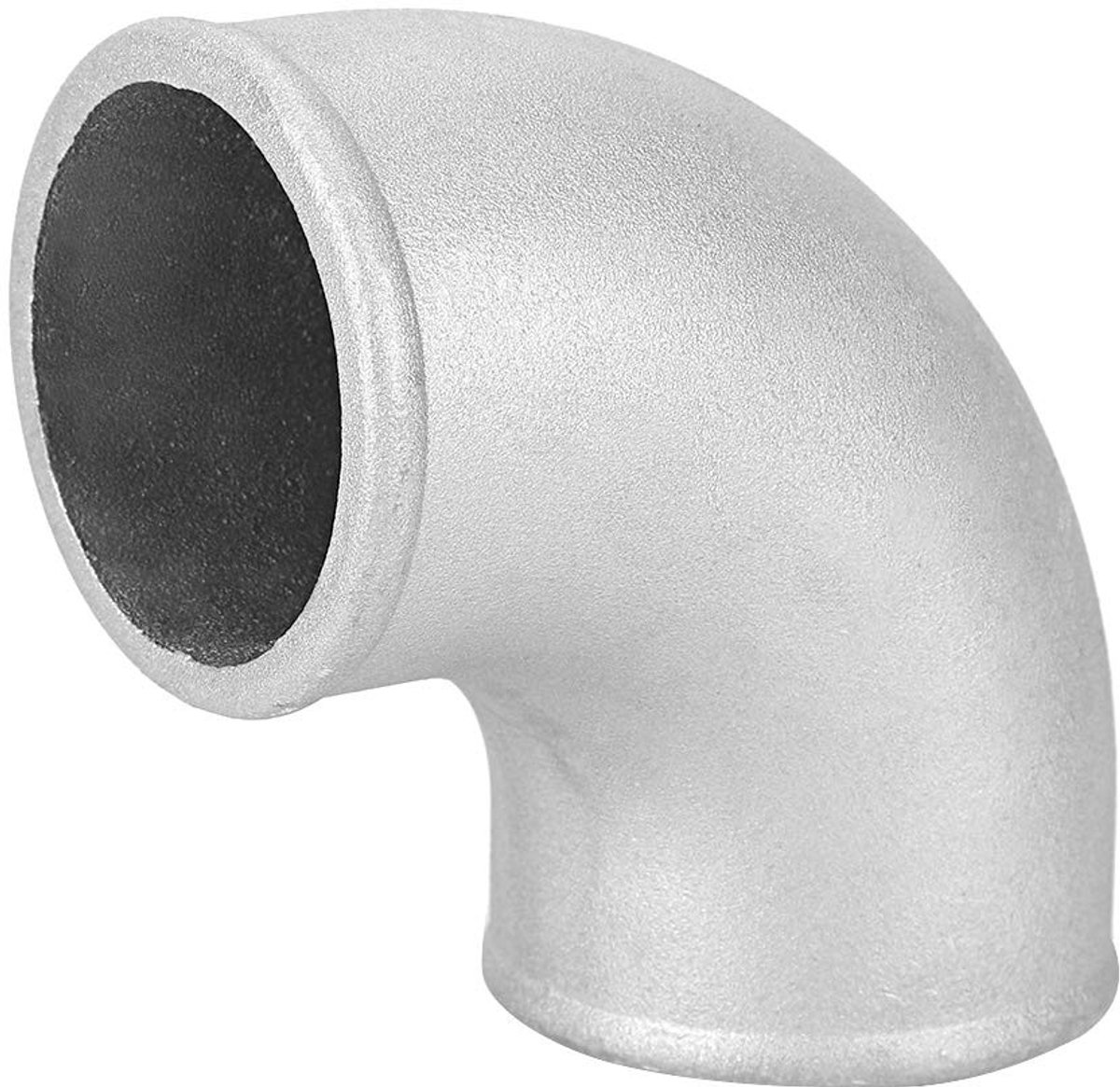 MTTproducts- Bocht 90 Graden - 63mm / 2.5 Inch - Gietaluminium - Duurzaam - Weerbestendig - Eenvoudige Installatie - Pijpbocht