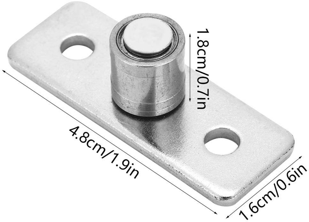 MTTproducts- Rolgeleider 2-delig - Roestvrij Staal - Vloergeleider - Staldeur Accessoire - Schuifdeur Hardware - Duurzaam en Stevig