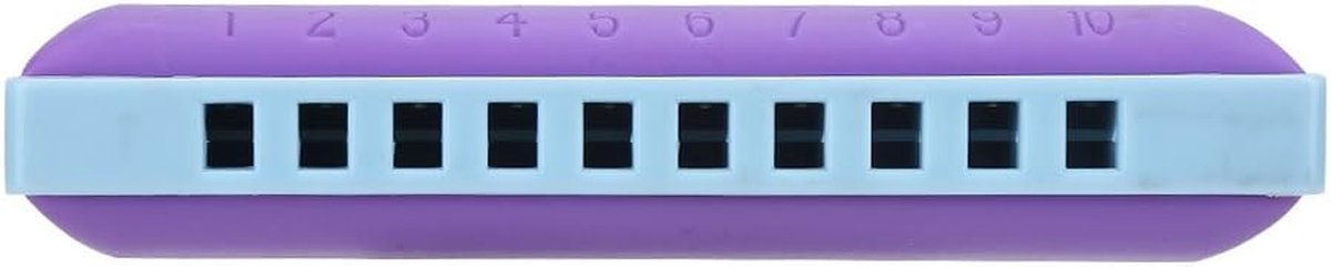 Hars Harmonica - Muziek Instrument - Eerste Instrument - Digitale Annotaties - 10 Gaten - Paars