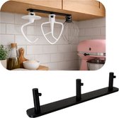 Mixkoppen houder voor kitchenaid - Mixerhouder voor KitchenAid - zwart - accesoires voor kitchenaid - zelfklevend -