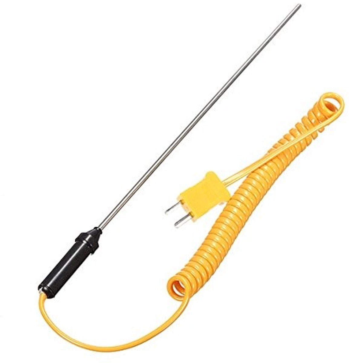 Cosensi- Thermokoppel K-Type - Temperatuursensor - Roestvrij Stalen Probe - Lengte 20 cm - Temperatuurbereik - Miniatuur Connector