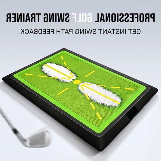 Golftrainingsmat 44,4 x 30,8 cm - Oefenmat met antislip rubberen basis voor nauwkeurige balstriking, golfswing en training voor beginners en gevorderden — afbeelding 2