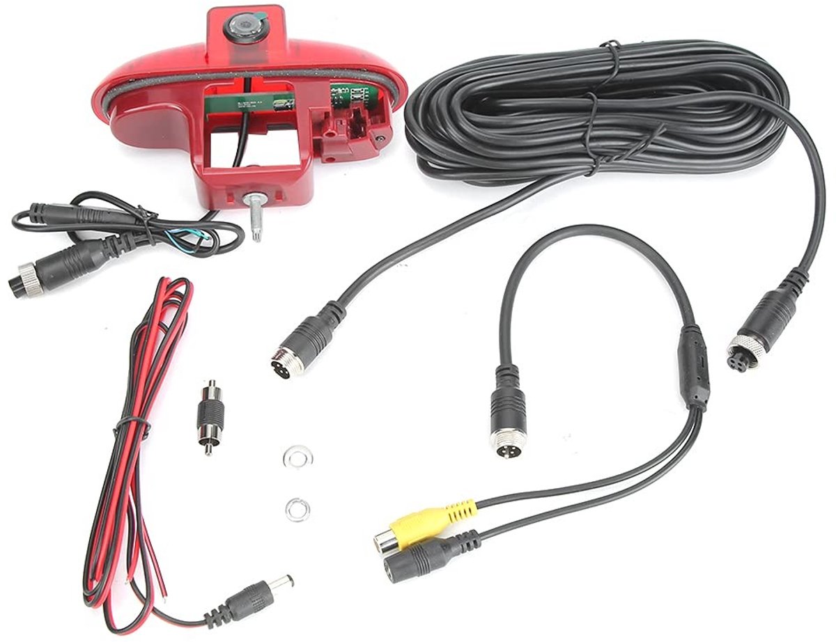 Cosensi- Achteruitrijcamera Waterdicht - 3e Remlicht - Nachtzicht - 800 TV-lijnen - 170° Groothoek - 139 x 87 x 52 mm - Camera