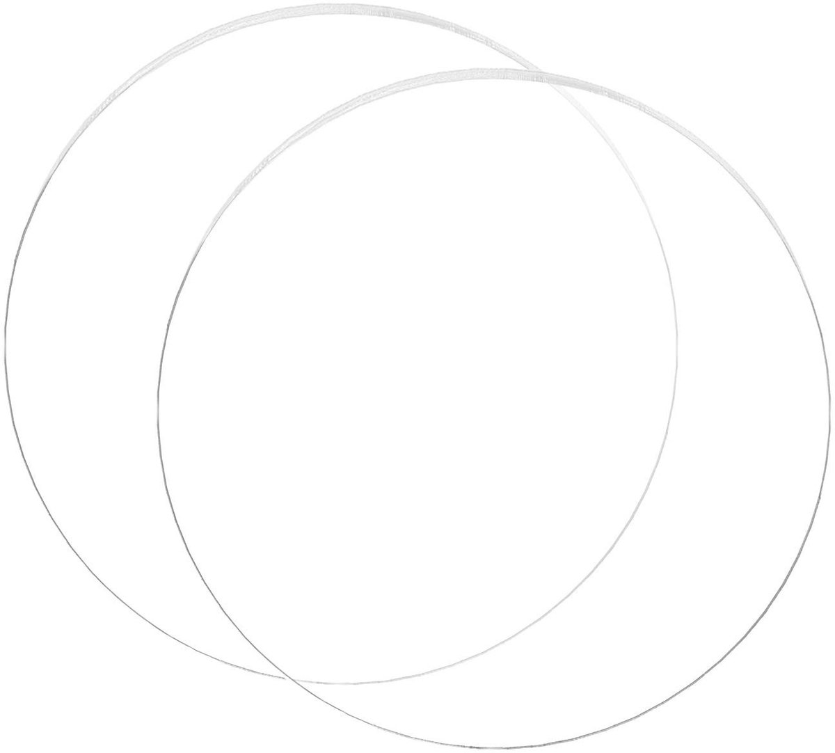 Cosensi- Acrylplaat 3 mm Dik - Ronde Acrylplaat - Transparante Acrylplaat - 180 mm Diameter - Voor Fotolijsten/Kalligrafie - Creatieve Omgeving - Acrylpaneel