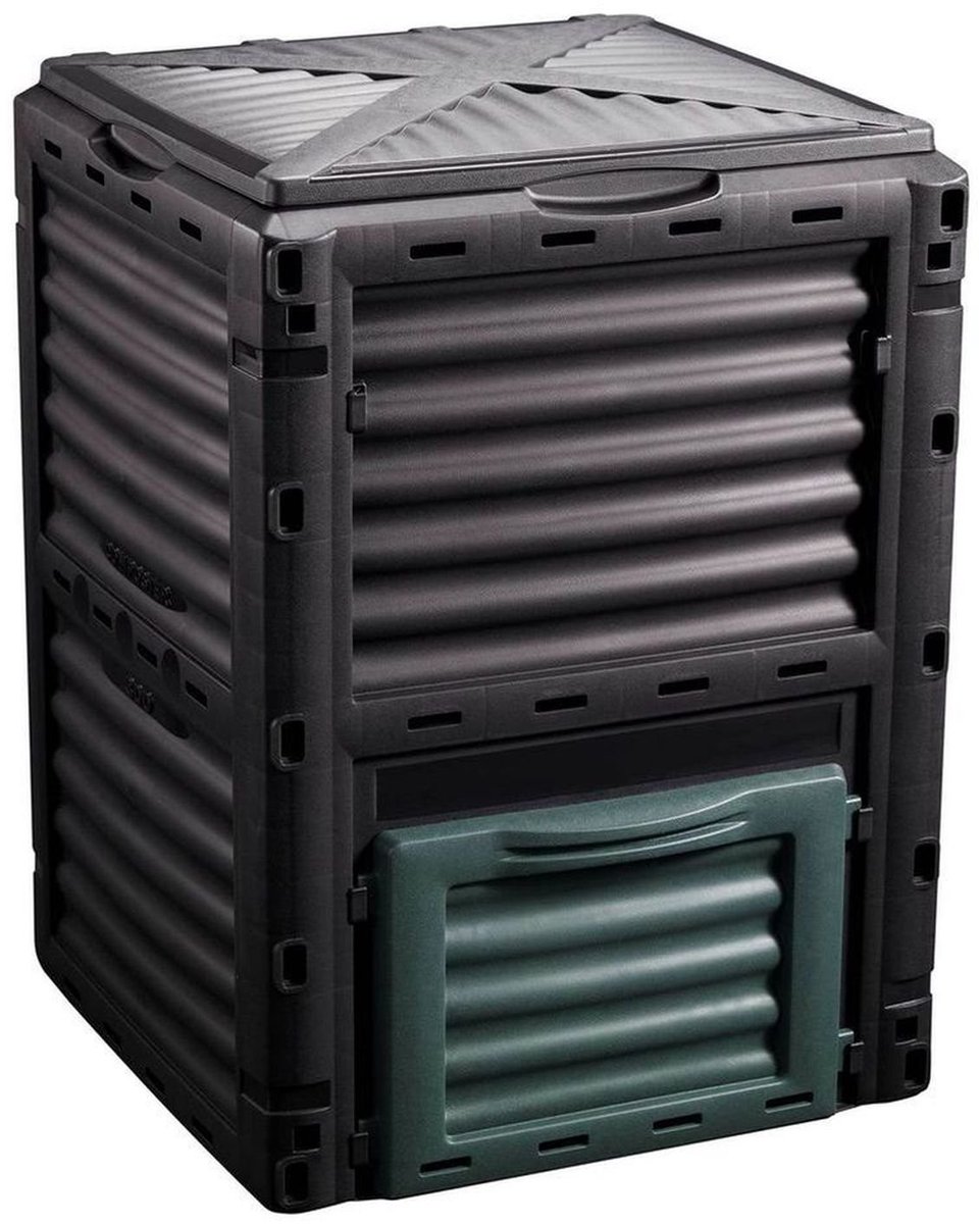 Cosensi- Thermocomposter Weerbestendig - Keukenafval/Tuinafval - Uniek Ontwerp - Versnelt Compostering - Eenvoudig te Bedienen - Verbeterde Luchtcirculatie - Compostbak