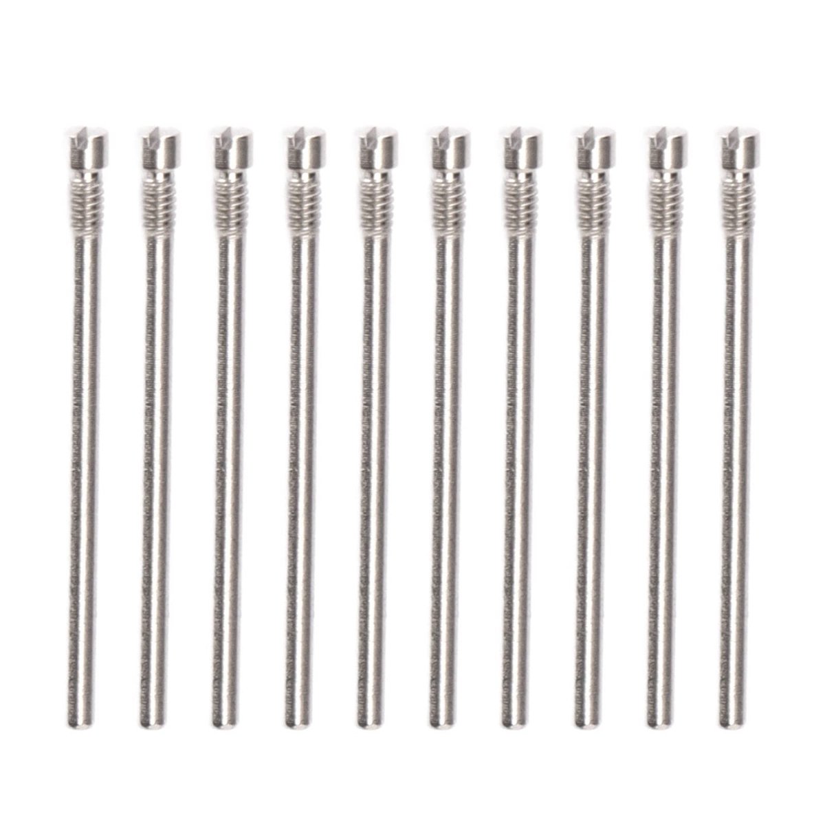 Cosensi- Horlogeband Schroefverbindingspen - 10 Stuks Stalen Pinnen - Horlogeband Reparatiehulp - Lichtgewicht - Nauwkeurig Ontwerp - Draagbaar - Horlogeaccessoires