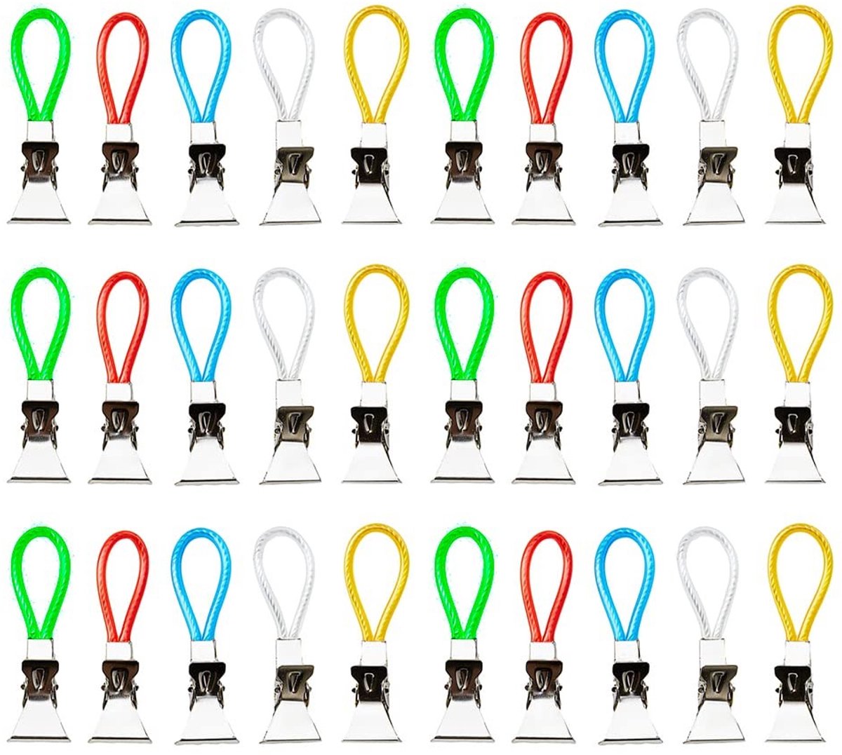 Cosensi- Theedoekclip 30 Stuks - Handdoek Clips - Compact en Duurzaam - Sterke Grip - Voor Ophangen - Geschikt voor Droge Opslag - Handdoekclip