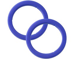Cosensi- Filterhouder - 2 Stuks - Voedselveilige Siliconen Afdichtingen - E61 Zetgroep - BPA-vrij - Duurzaam - Luchtdicht - Buitendiameter 73 mm - Espressokoffiefilter