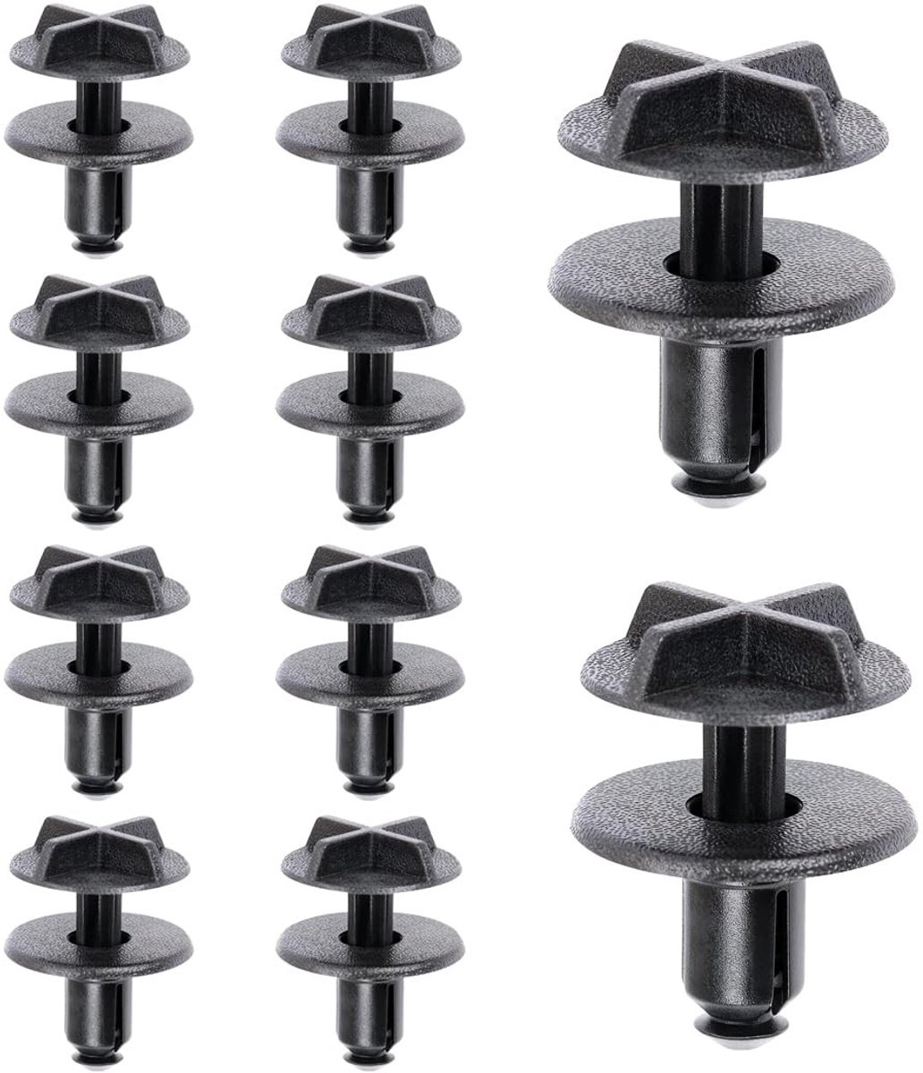 Cosensi - Batterijdeksel clips - Auto paneelbekleding trim - Duurzaam nylon - Vervangingsclips - Auto-interieur accessoires - Set van 10 stuks