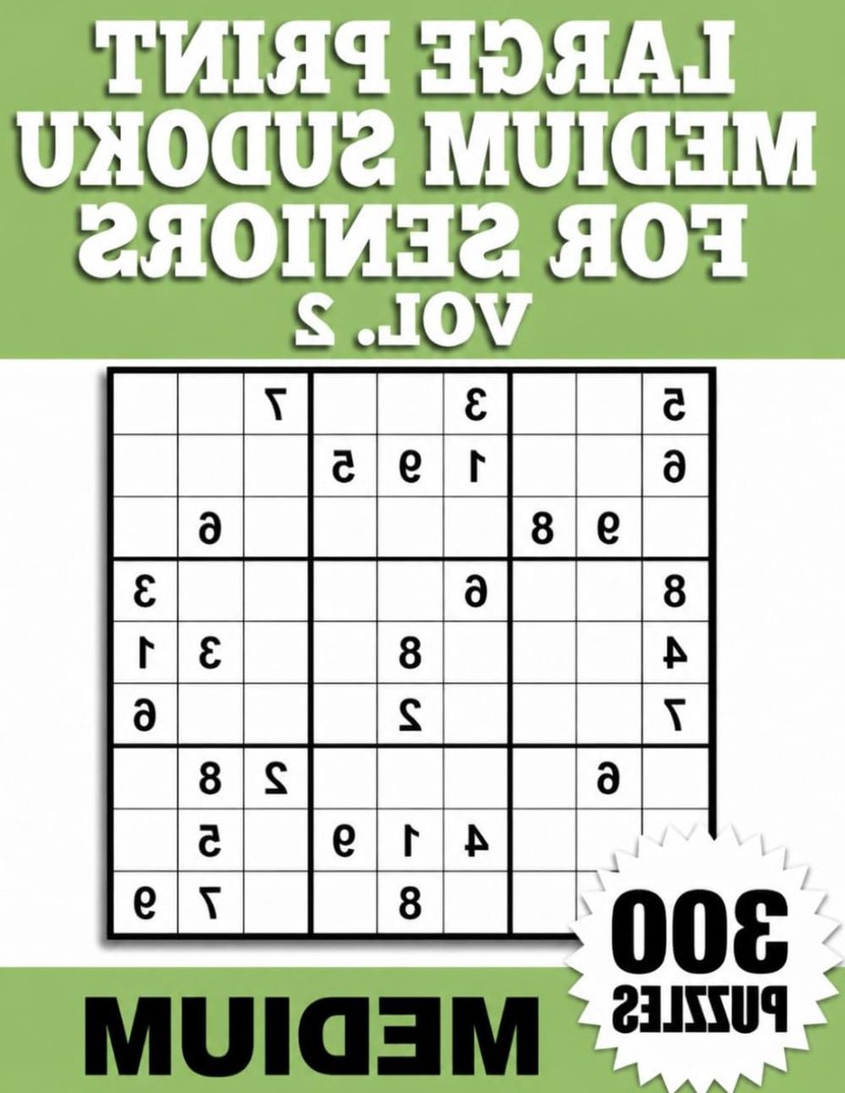Sudoku Puzzelboek - Puzzelboek Medium - Ontspanning Hersenen - Extra Groot Lettertype - 21.59 x 27.94 cm - Niet gespecificeerd