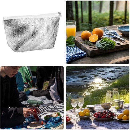 Geïsoleerde Koeltas - Draagbare Tas - Picknick en Boodschappen - Lekvrij en Duurzaam - 29x19x10cm - Niet gespecificeerd — afbeelding 5
