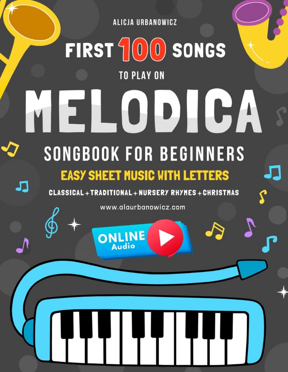 100 tijdloze liedjes op de melodica, piano of keyboard, met melodiepartituur en grote noten. Inclusief nootnamen, akkoordsymbolen, teksten en handleiding. Geschikt voor kinderen en volwassenen.