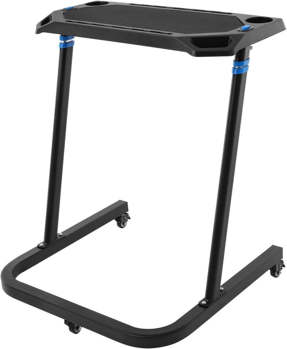 Verstelbaar Bureau - Fitness Tafel - Thuiswerken Fitness - Veelzijdige Hoogte - 74 x 38 cm - Zwart