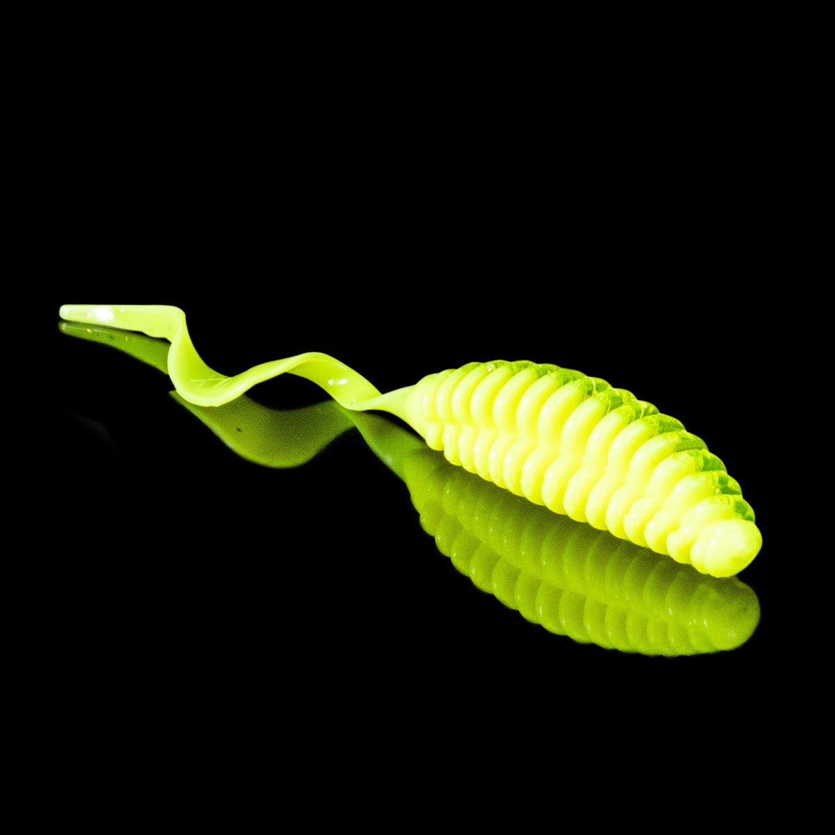 Relax Turbo Twister Ring Chartreuse Hologram Glitter (12.5cm)