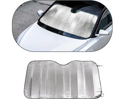 Zonnescherm Auto - Auto voorruit zonnescherm - Opvouwbare autoparasol - Auto-interieur - Antivries dekens - Auto Gordijn - Zonwering - Autodeken - Anti uv en warmteblok Accessories - Zonnedeken Warmtewerend - 60x130cm - Zilver - Algemeen