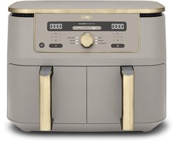 Airfryer Dubbele Bak 9,5L – 6-in-1 Heteluchtfriteuse – 2 Lades – 2470W – Vaatwasserbestendig