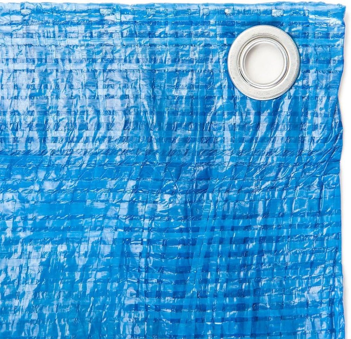 Afdekzeil - Beschermzeil Oogjes - Universeel Afdekken - UV-bestendig - 5 x 6 Meter - Blauw