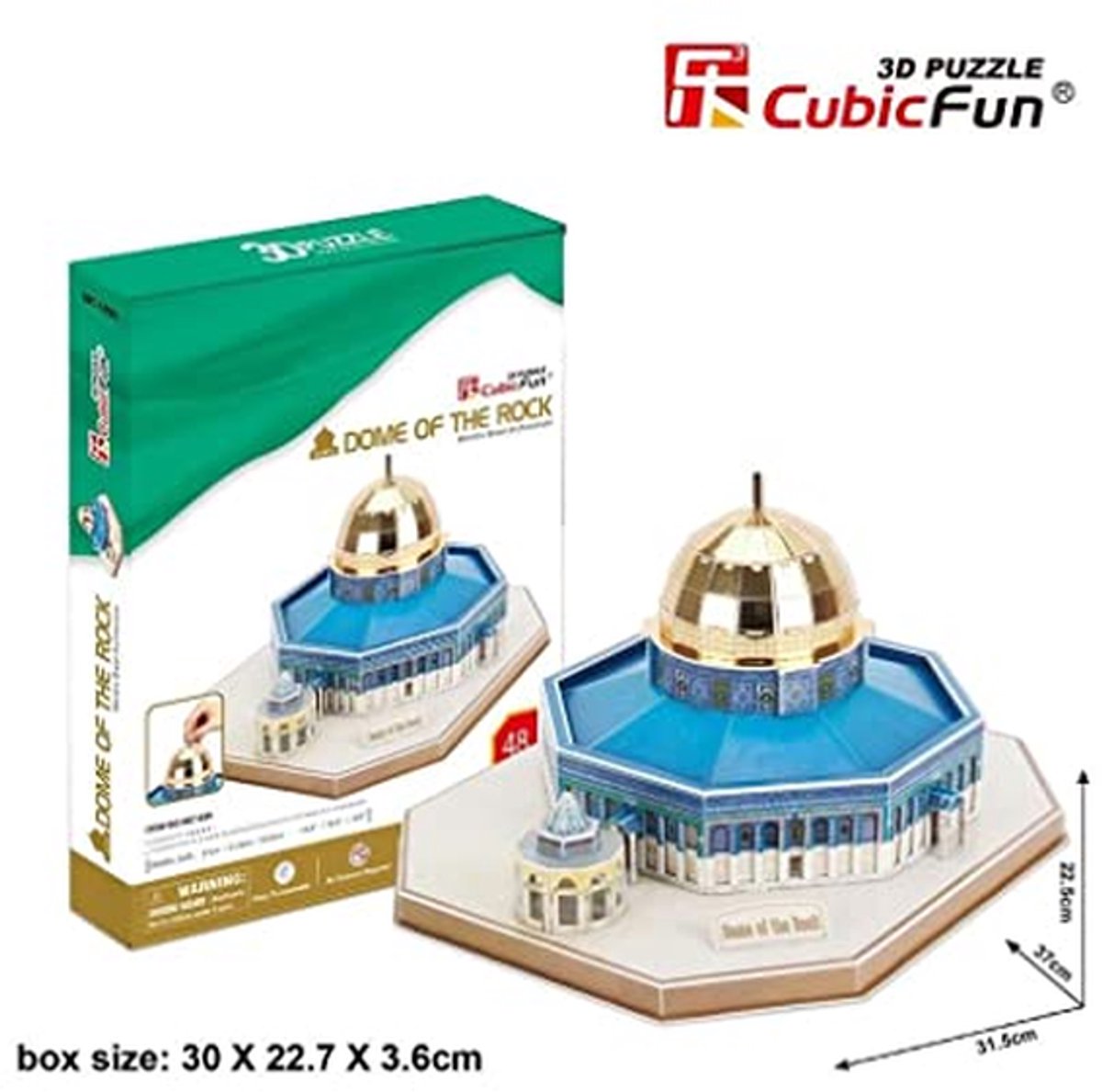 3D-puzzel Dome of the Rock voor een uitdagende constructie