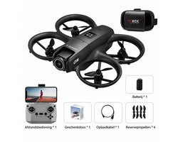 Pelor D16 Drone met Camera – 8K Camera met Dubbele Lens – GPS en Obstakelvermijding – WiFi FPV met VR Ondersteuning – Zwart