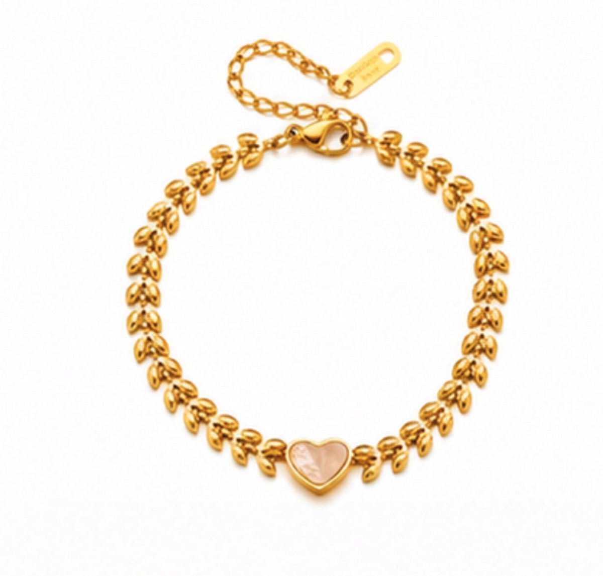 Armband - Goudkleurig- verguld - dames - Vrouwen - feest sieraden - verjaardag cadeau - cadeau - vakantie